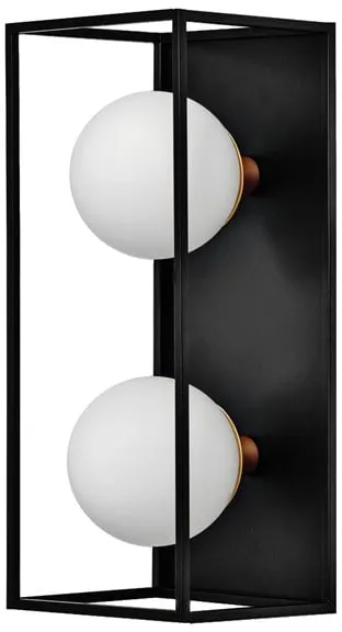 LEDVANCE DECOR Square 2XG9 IP44 350mm musta