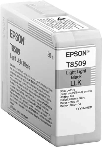 Epson T8509 mustekasetti vaaleanvaaleanmusta