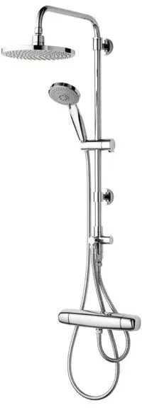 Saniscan New Waterfall suihkutankosetti, jossa kattosuihku ja käsisuihku, kromi