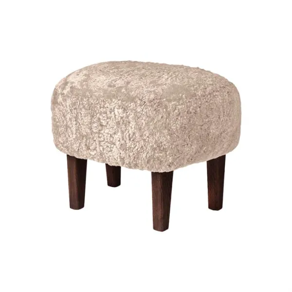 Audo Copenhagen Ingeborg jalkarahi, lampaannahka - Moonlight/savustettu tammi