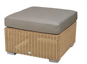 Cane-Line Chester jalkarahi/sohvapöytä, natural, taupenvärinen tyyny