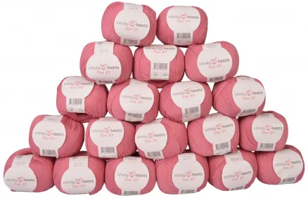 Infinity Hearts Rose 8/4 Lanka-pakkaus Yksivärinen 29 Vanharosa - 20 kpl - Infinity Hearts Rose 8/4 Lanka-pakkaus Yksivärinen 29 Vanharosa - 20 kpl