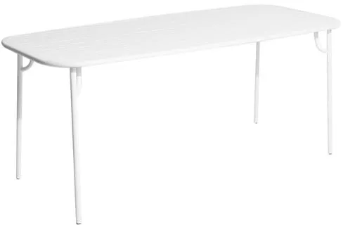 Petite Friture WEEK-END Suorakulmainen Pöytä Valkoinen