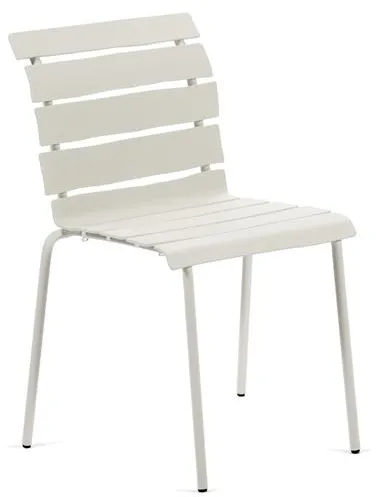 Valerie Objects Aligned Ulkotuoliruokapöydän tuoli Valkoinen