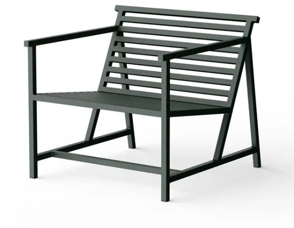 NINE 19 Outdoors Lounge-nojatuoli Vihreä