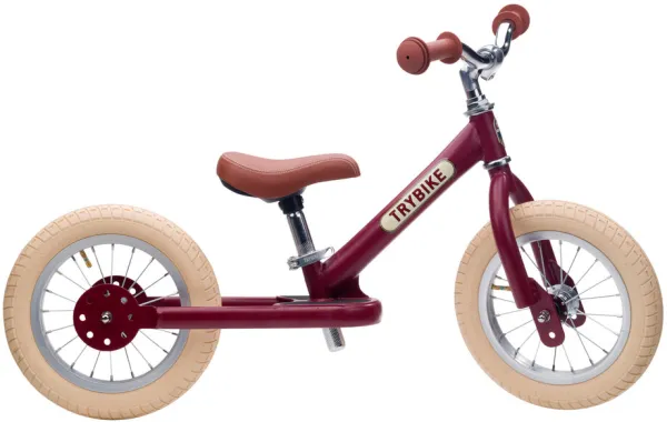 Tasapainopyörä, 2-pyöräinen, Vintage punainen
