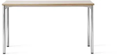 Audo Co Ruokapöytä 140x70 Kromi/Laminaatti Kerma