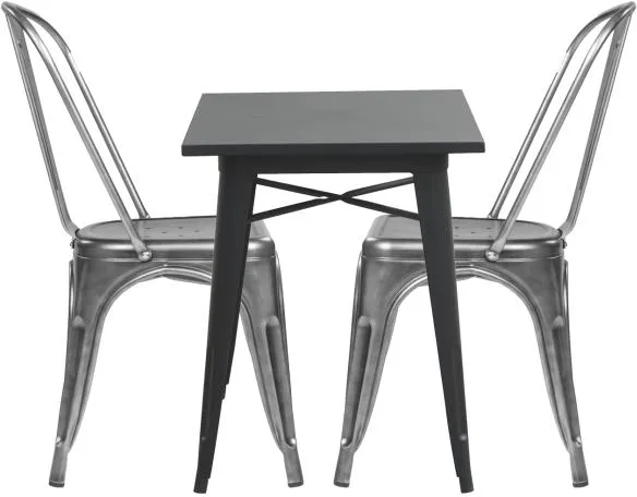 Homeville LaCroix musta/kirkas teräs