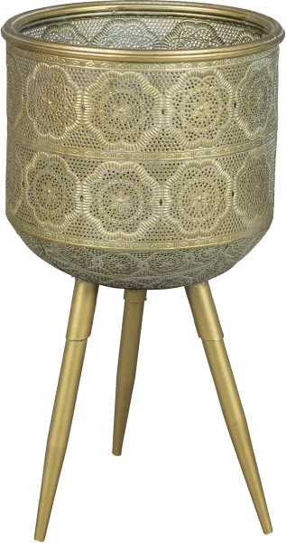 DUTCHBONE Botaninen kukkaruukku M - messinki-rauta