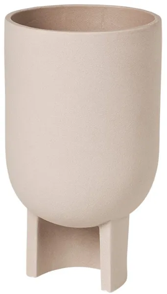 KRISTINA DAM STUDIO Serene kukkaruukku, M - hiekkaterrakotta