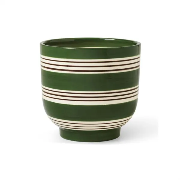 Kähler Omaggio Nuovo kukkaruukku - Ø:15 cm - Vihreä