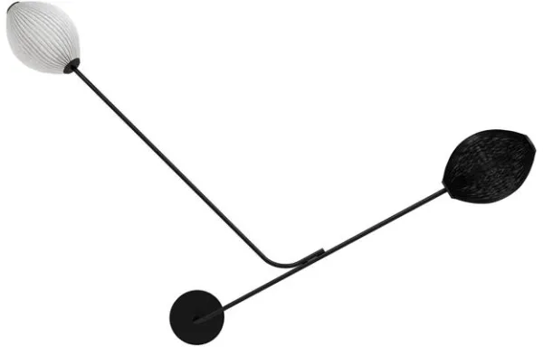 GUBI Satellite Seinävalaisin Hardwired Musta/Valkoinen