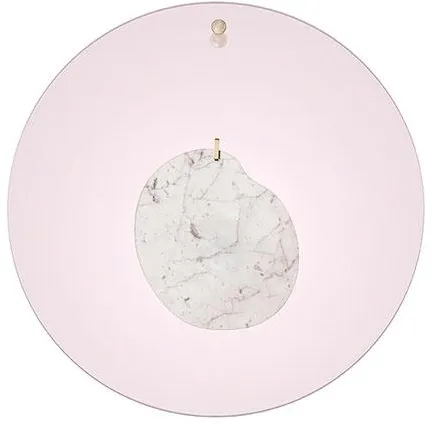 Foscarini Gioia Grande Seinävalaisin Vaaleanpunainen